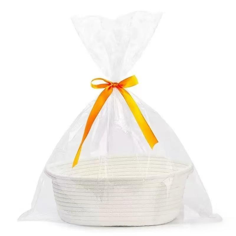 Baby Clothing Basket - Geweven manden met cadeauzakjes, linten, schattige