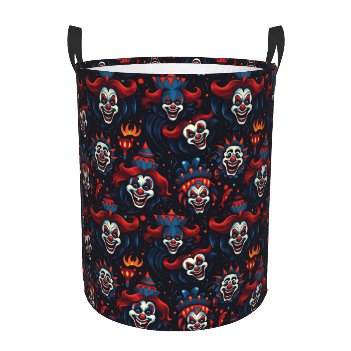 Baby Clothing Basket - Halloween Rood Blauw Evil Clown Wasmand
