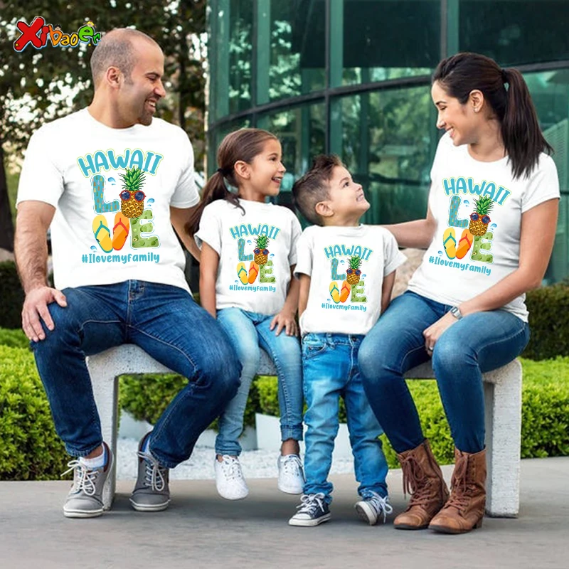 Baby Clothing Hawaii - Hawaii verjaardag shirt Familie zomervakantie bijpassende