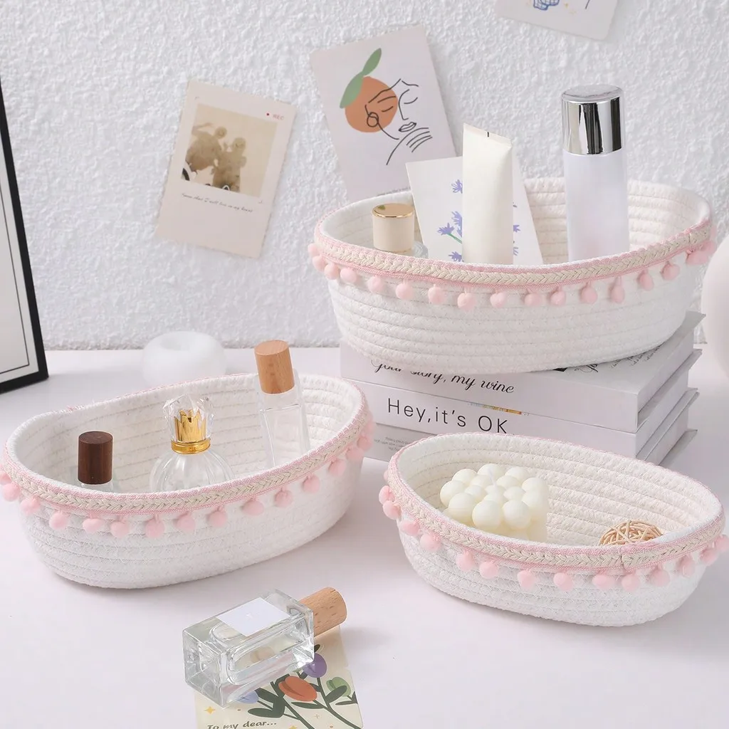 Baby Clothing Basket - 3-maten huidverzorging cosmetische opbergmand voor badkamer
