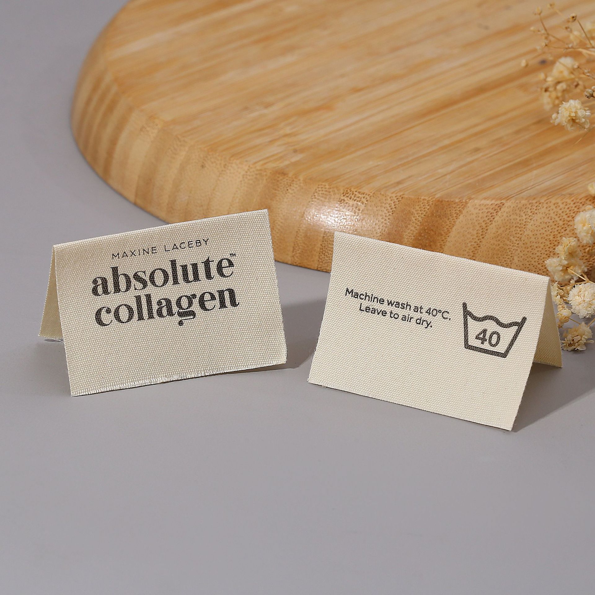Op maat gemaakte privélogo-eti - Baby Clothing Tags recensie en prijs