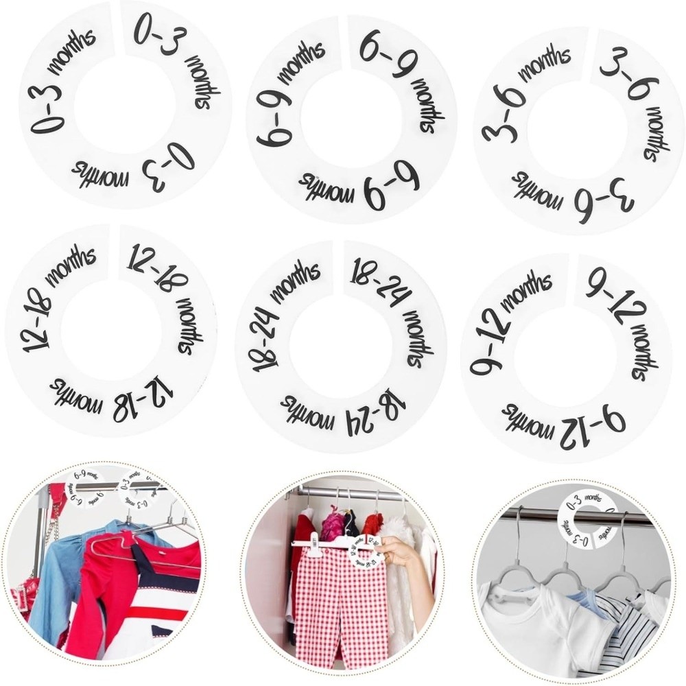 68/9 Stuks Organiserende Hange - Baby Clothing Tags recensie en prijs