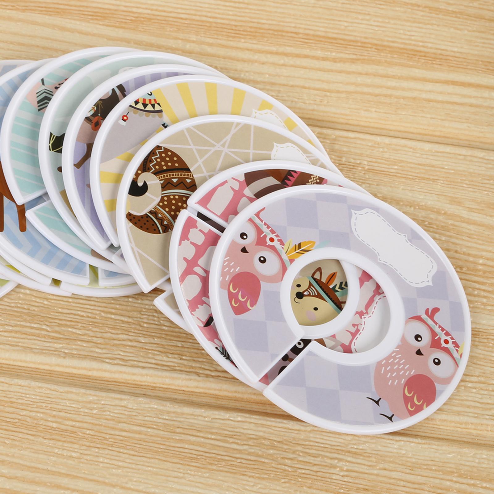 Lege ronde kledingmaatverdeler - Baby Clothing Tags recensie en prijs
