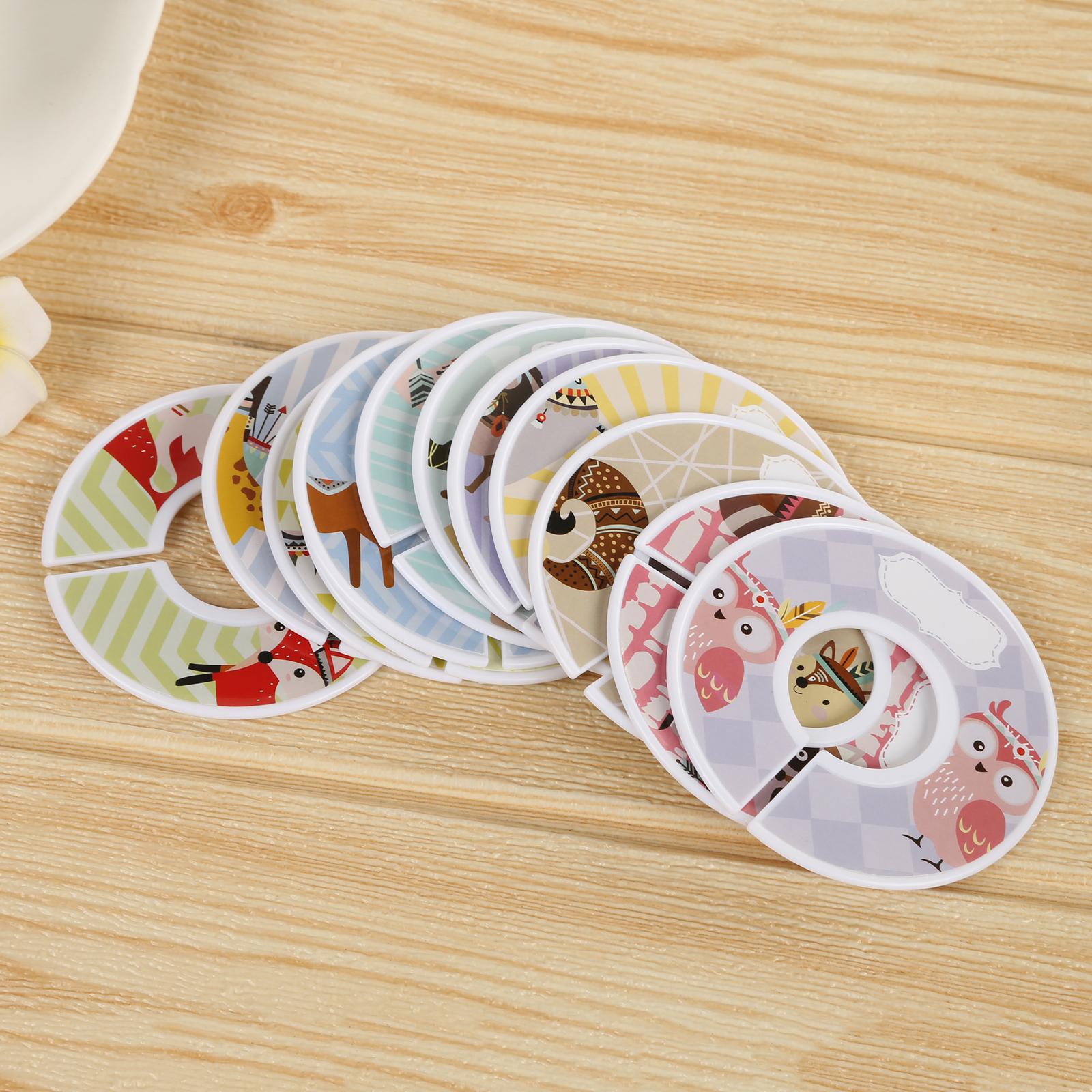Lege ronde kledingmaatverdeler - Baby Clothing Tags recensie en prijs
