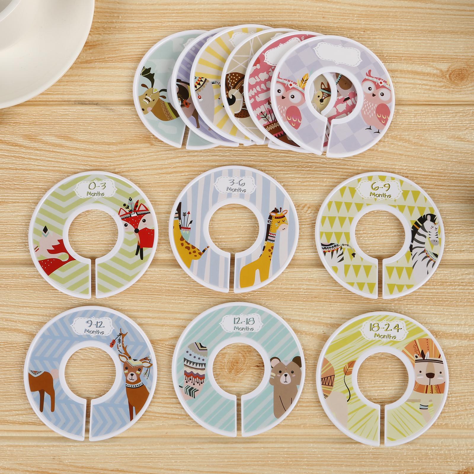Lege ronde kledingmaatverdeler - Baby Clothing Tags recensie en prijs