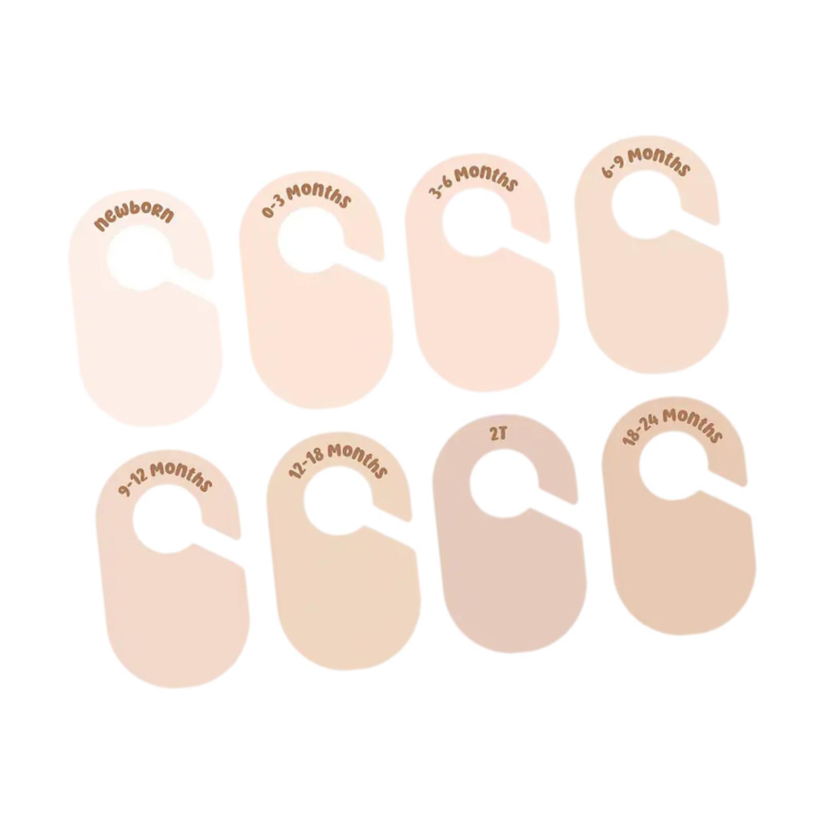 8 stuks blanco kledingrekverde - Baby Clothing Tags recensie en prijs