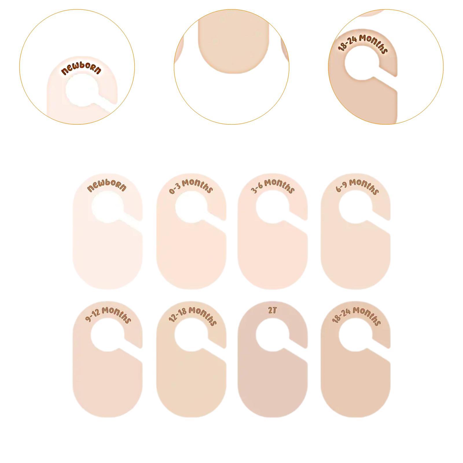 8 stuks blanco kledingrekverde - Baby Clothing Tags recensie en prijs