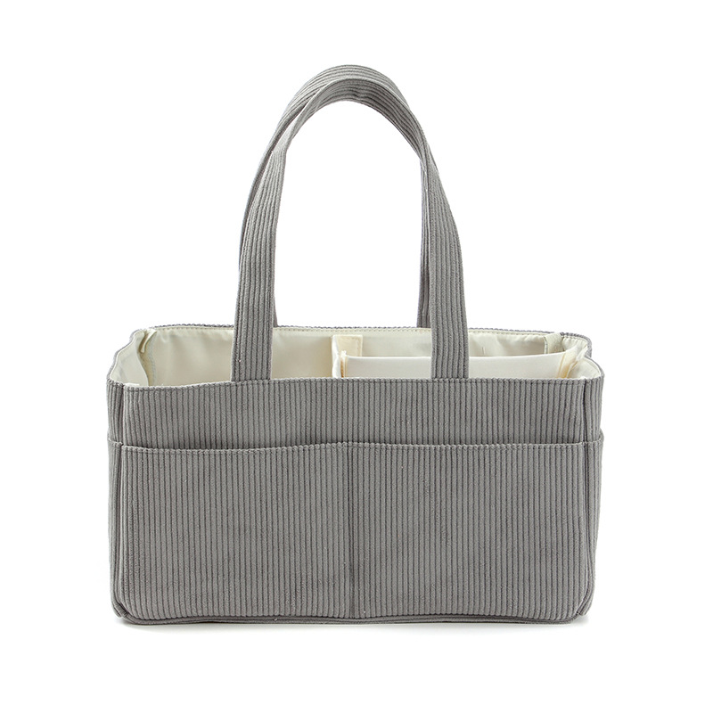Nieuwe corduroy luiers caddy o - Baby Clothing Basket recensie en prijs