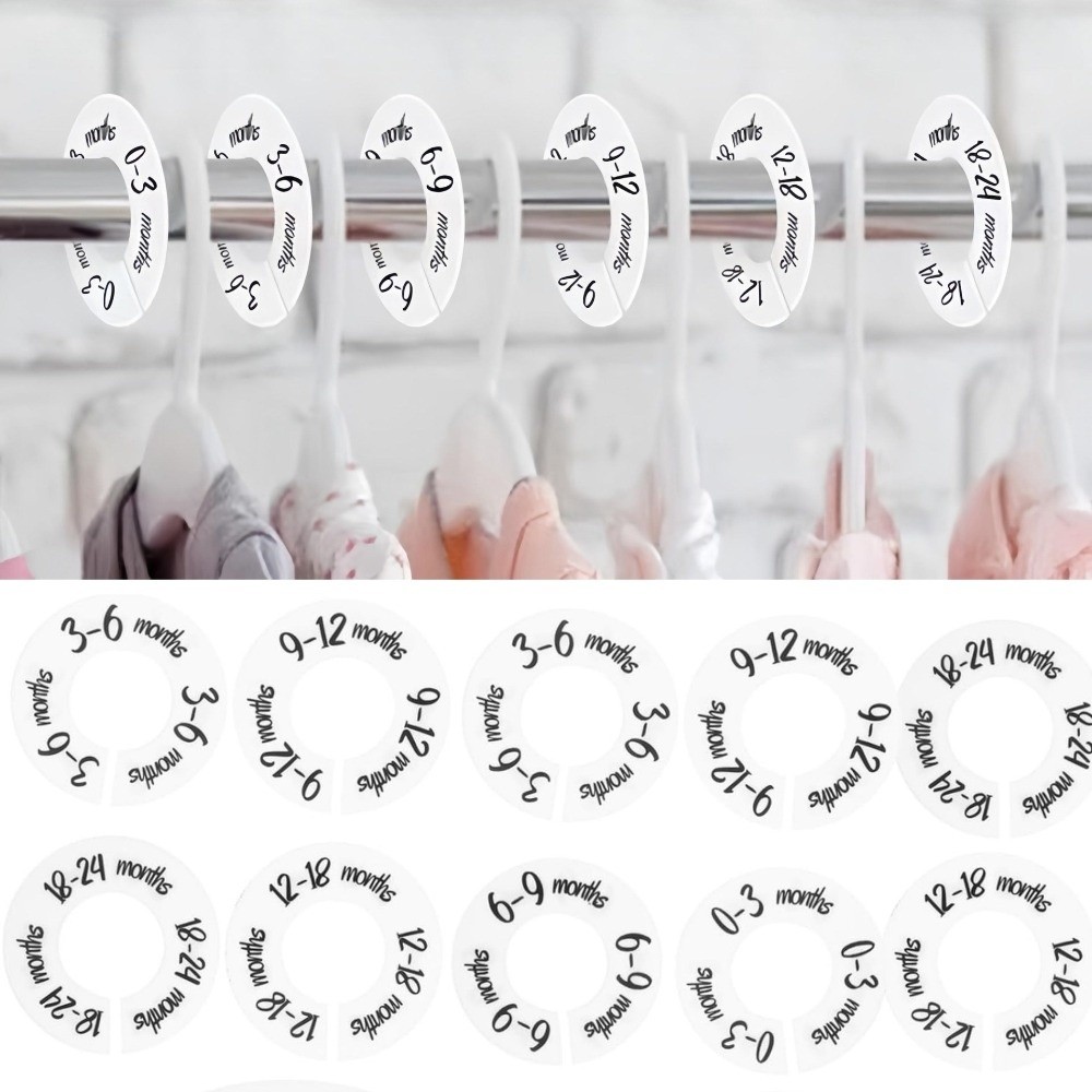 68/9 Stuks Organiserende Hange - Baby Clothing Tags recensie en prijs