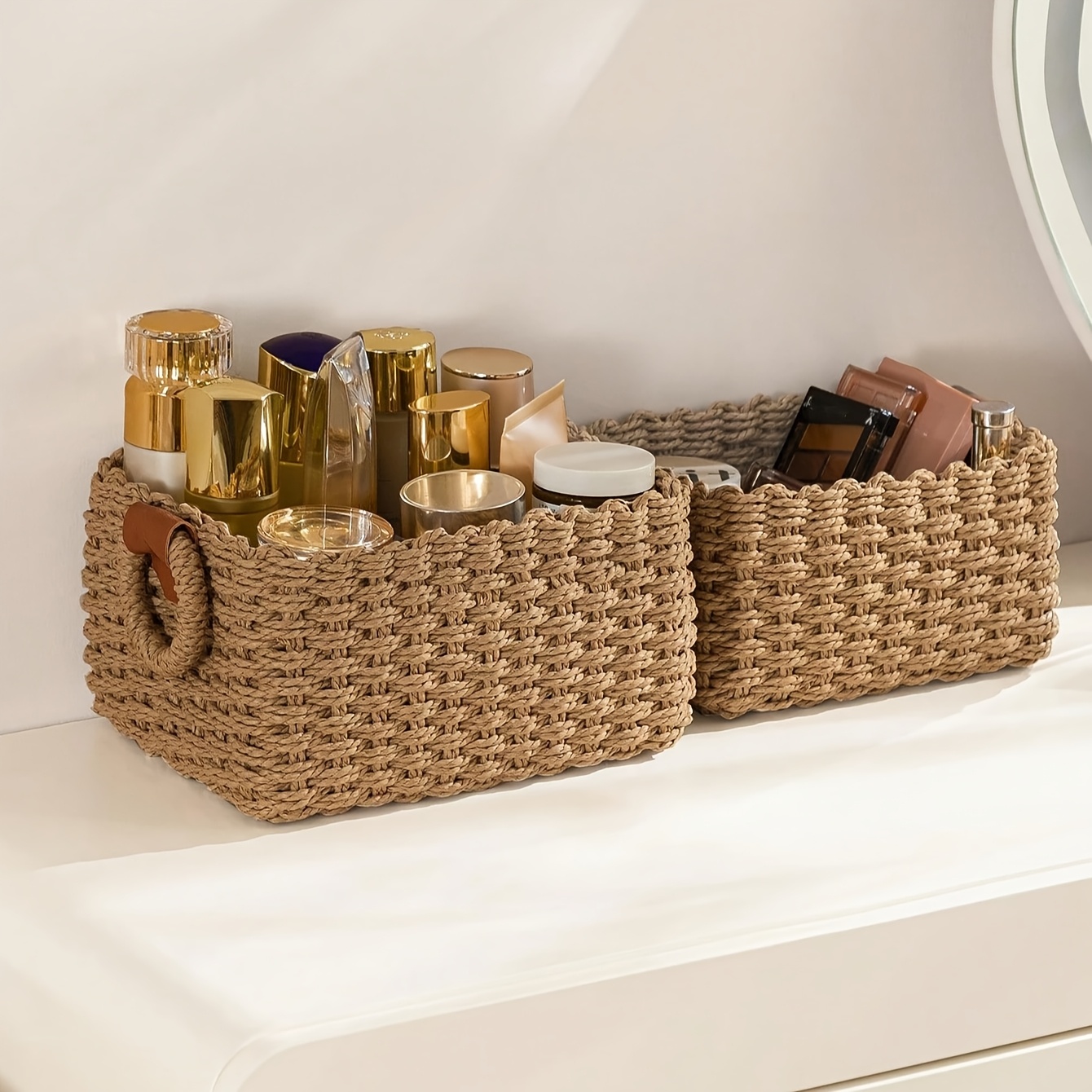 Geweven opbergmand voor cosmet - Baby Clothing Basket recensie en prijs