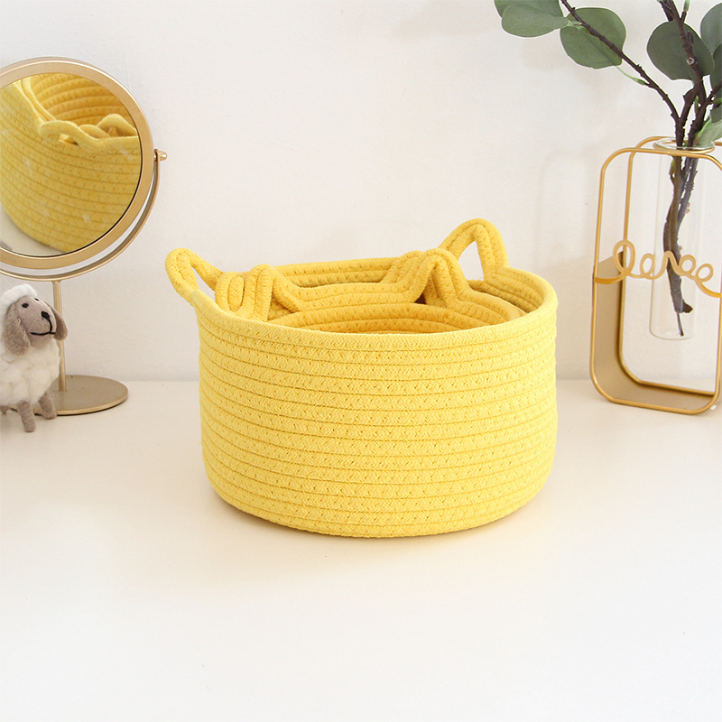 Katoenen Kat Oorvorm Desktop O - Baby Clothing Basket recensie en prijs